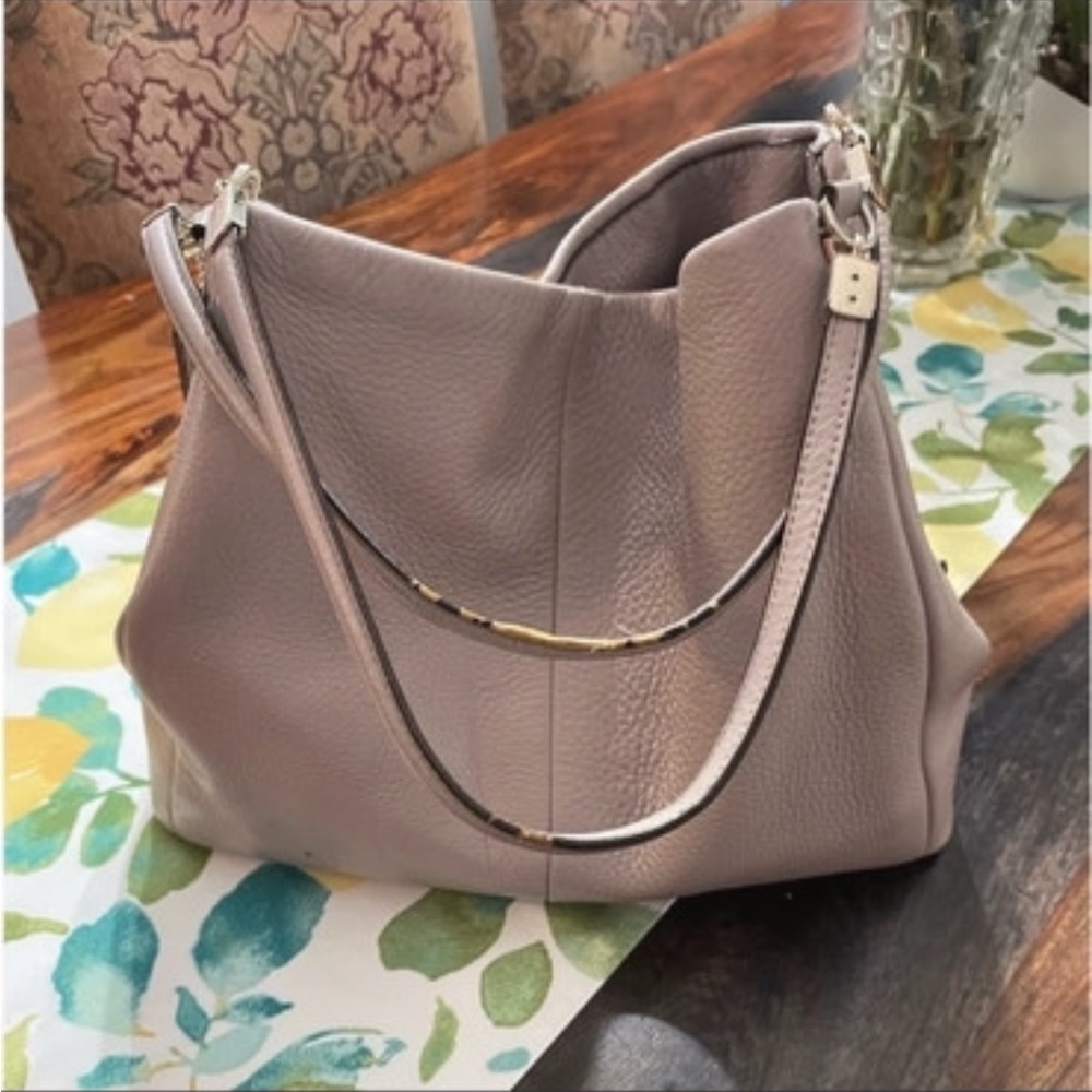 Tan Leather Shoulder Bag